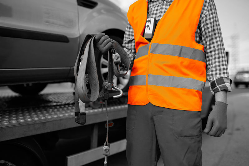 Car auction illustration image – aerial view of a car lot